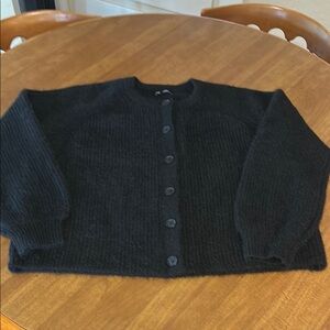 GAP Black Button-Front Women’s Cardigan